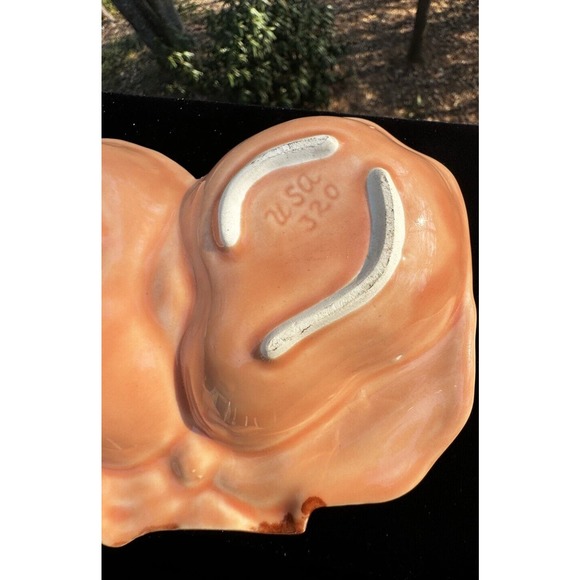 Vtg Belmar of California Pottery Perfect Pair Pear Double Spoon Rest #320 -A21 - Picture 8 of 10